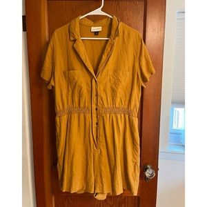 XL Orange Romper